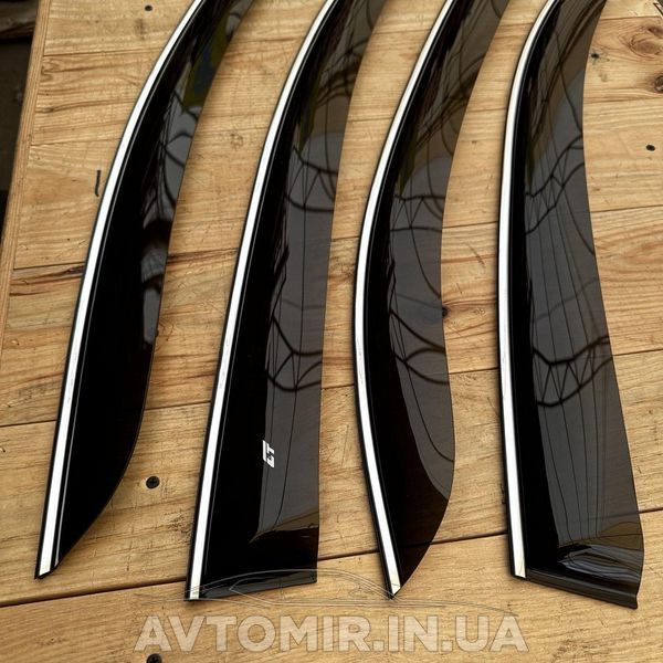 Вітровики Toyota Avensis Verso 2001-2003 Хром модинг VL-Tuning вікон WTYA55 фото