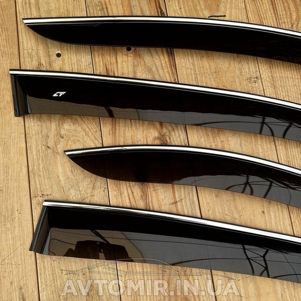 Вітровики Toyota Avensis Verso 2001-2003 Хром модинг VL-Tuning вікон WTYA55 фото
