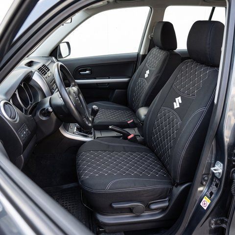Чохли Suzuki SX4 hatchback (2006-2013) (Nika-РОМБ) на сидіння 3163246239 фото