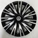 Колпаки Volkswagen R16 (Комплект 4шт) Фольцваген 4 RACING Cobra silver black 4racing re16 фото 1