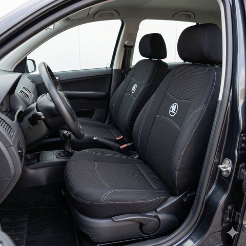 Чехлы Skoda Fabia Mk1 (цельный) (1999-2007) (Nika) на сидения 1801137164 фото