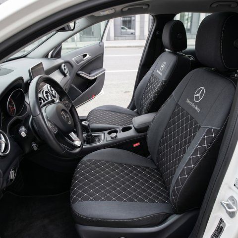 Чехлы Mercedes Sprinter 1+2 2006- РОМБ Prestige_Standart 2457409755 фото