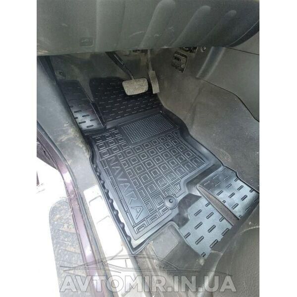 Коврики NISSAN Navara DoubleCab (2009>) MOD AGumm резиновые в салон 12074 фото