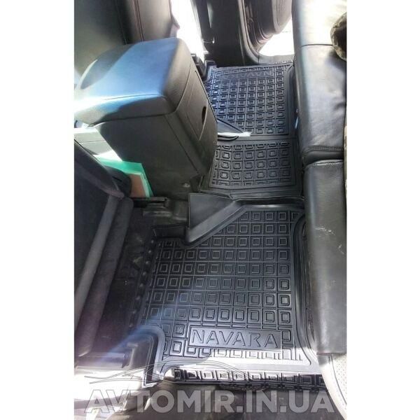 Килимки NISSAN Navara KingCab (2005>) MOD AGumm гумові в салон 12060 фото