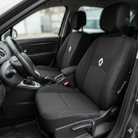 Чохли RENAULT SCENIC III 2009-2016 5 місць без столиків (Nika) на сидіння 1801139142 фото
