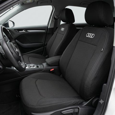 Чехлы Audi A4 (B6) 2001-2004 (универсал)(задняя спинка раздельная 2/3 1/3; сидение цельное; передний и задний подлокотник; бочки; 3123232343 фото