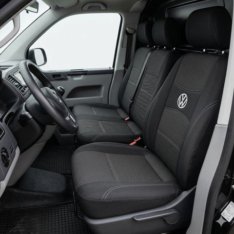 Чохли VW T5 (1+2) (2003>) 3 підгол (Nika) на сидіння 1801137626 фото