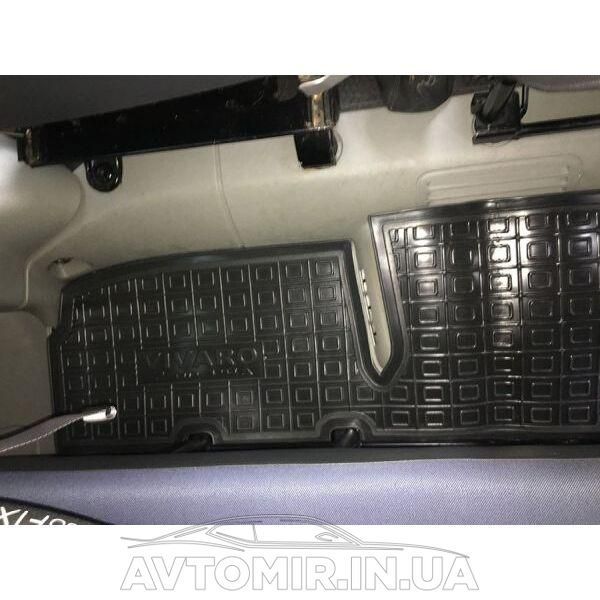 Килимки RENAULT Trafic ll (2002>) (2-й ряд) AGumm гумові в салон 11841 фото