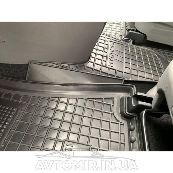 Коврики HYUNDAI H-1 (2008>) (2-й ряд) (вантажнопасажир., двоє бічних дверей) AGumm резиновые в салон 11867 фото