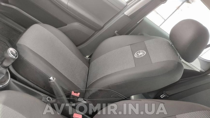 Чохли SKODA FABIA Mk1 цілісна 1999-2007 (Econom) (Nika) на сидіння 1966315380 фото