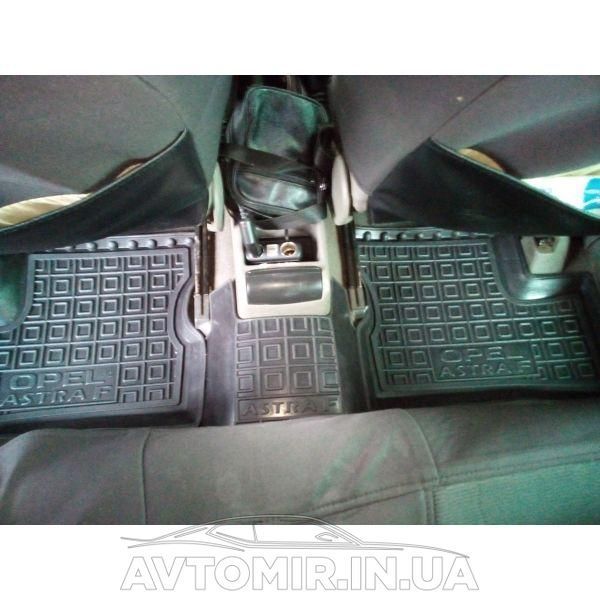 Килимки OPEL Astra F (1991>) (3 дв.) (hatchback) AGumm гумові в салон 11703 фото