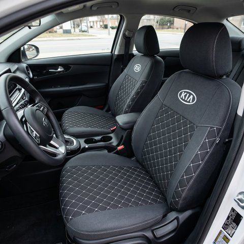 Чохли Kia Rio NEW 2011- РОМБ Prestige_Standart 2457409649 фото