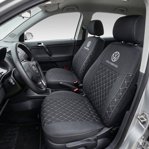 Чохли VW Golf Plus (+столи) 2004-2013 РОМБ Prestige_Standart 3075616872 фото