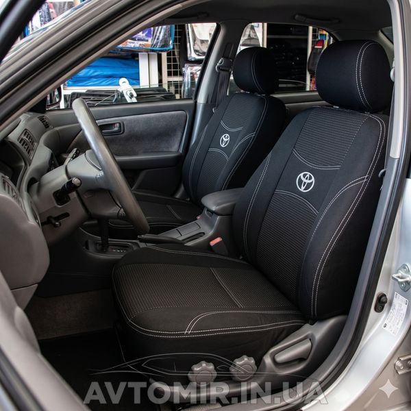 Чехлы TOYOTA CAMRY XV20 1996-2001 (Nika) на сидения з/сп 2/3 1/3; сидение цельное; бочки; задний 1966315391 фото
