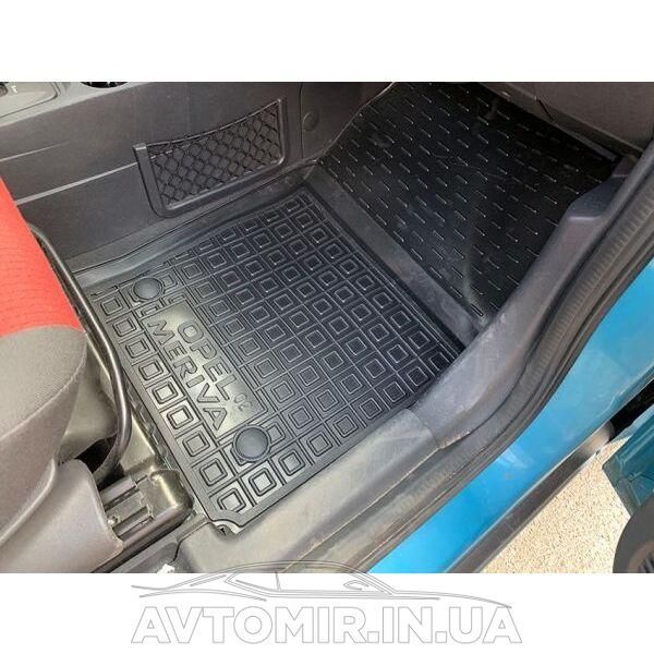 Килимки OPEL Meriva A AGumm гумові в салон 11767 фото