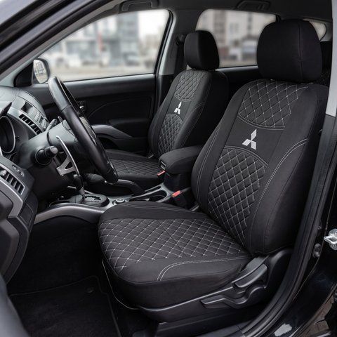 Чехлы Mitsubishi Outlander 2 XL (2006>) (Nika-РОМБ) на сидения 3163246234 фото