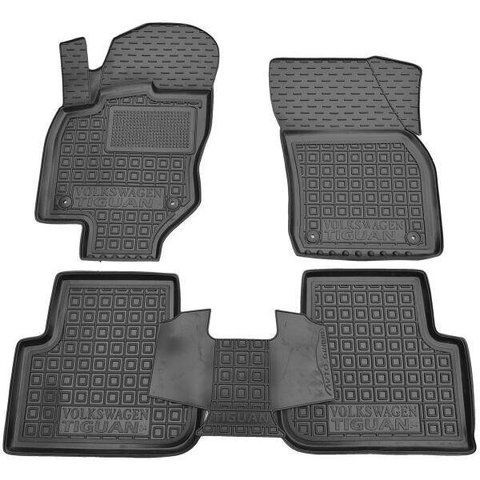 Килимки VW Tiguan (2024>) MOD AGumm гумові в салон 12130 фото