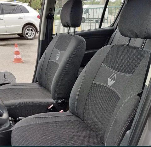 Чохли RENAULT LOGAN 2013-2016 / 2016- (Econom) (Nika) на сидіння 1966315356 фото