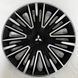 Колпаки Mitsubishi R15 (Комплект 4шт) Митсубиси 4 RACING Geres silver black 4racing re15 фото 1